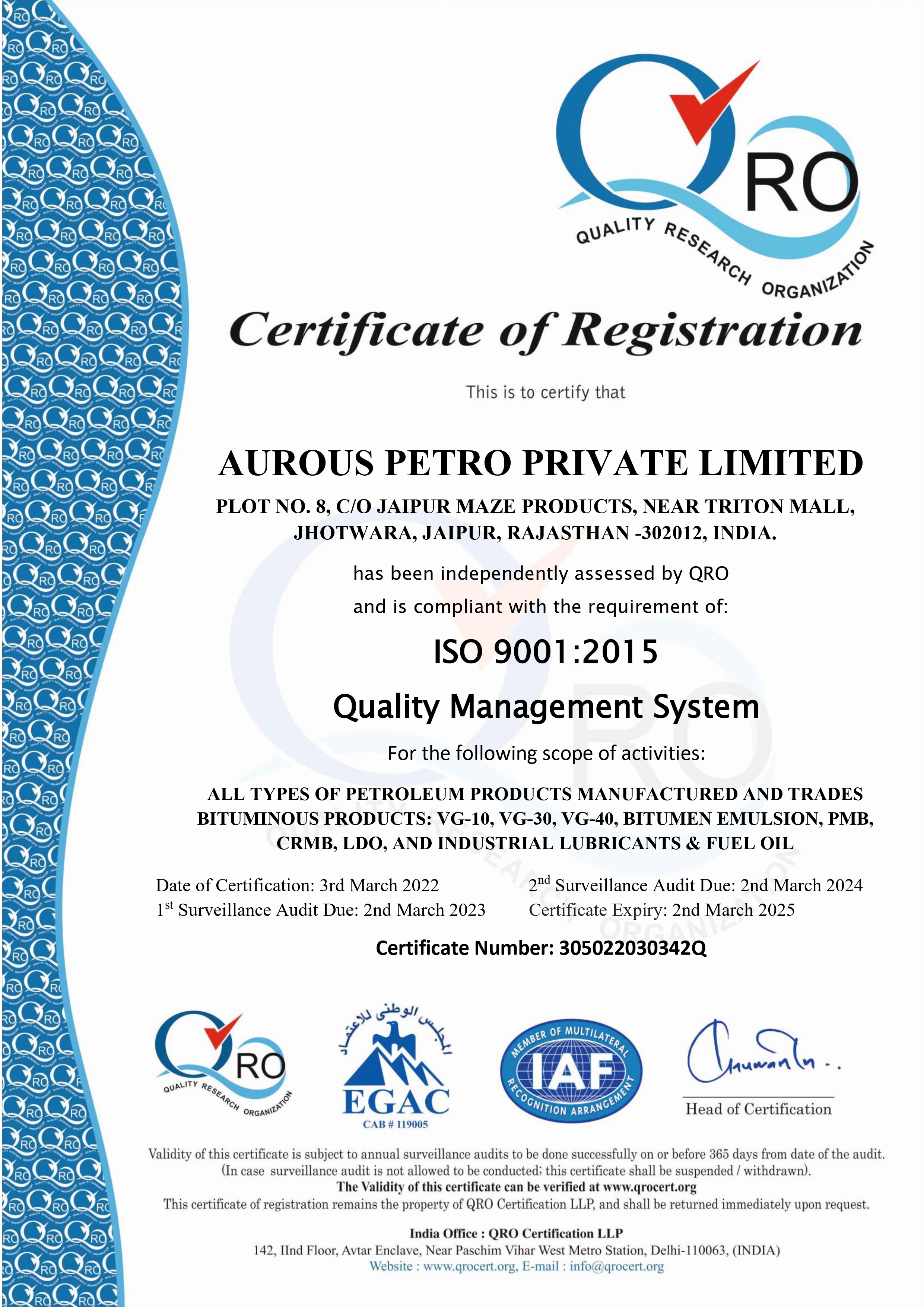 Quality Management System